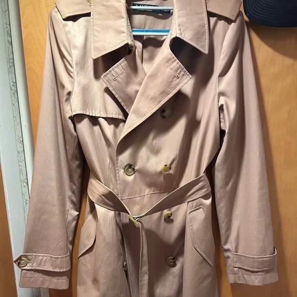Ralph Lauren Beige Trench Coat - Picture 1 of 3